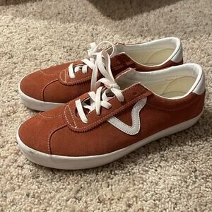 Burnt Orange Classic Tie Sneakers  Size Women’s 10 / Men’s 8.5